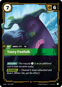 Tasty Faefolk — Origins — Rare — Unit