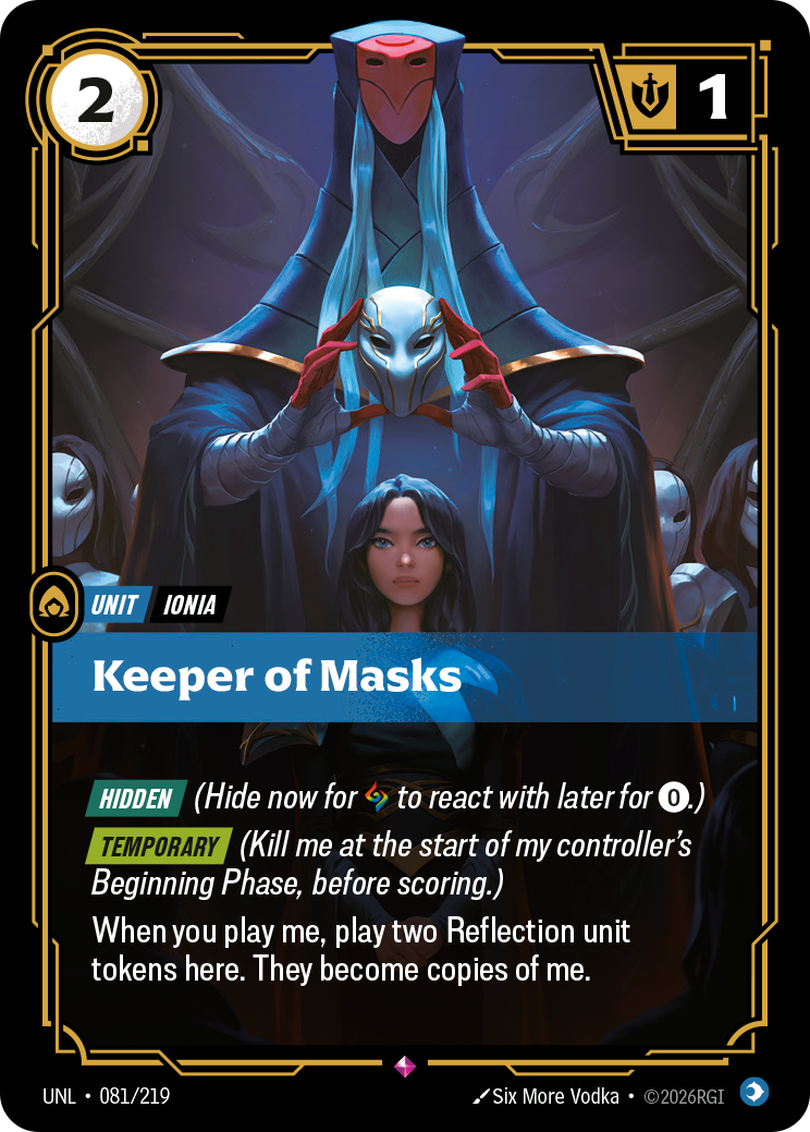 Keeper of Masks — Unleashed — Rare — Unit