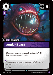 Angler Beast — Unleashed — Uncommon — Unit