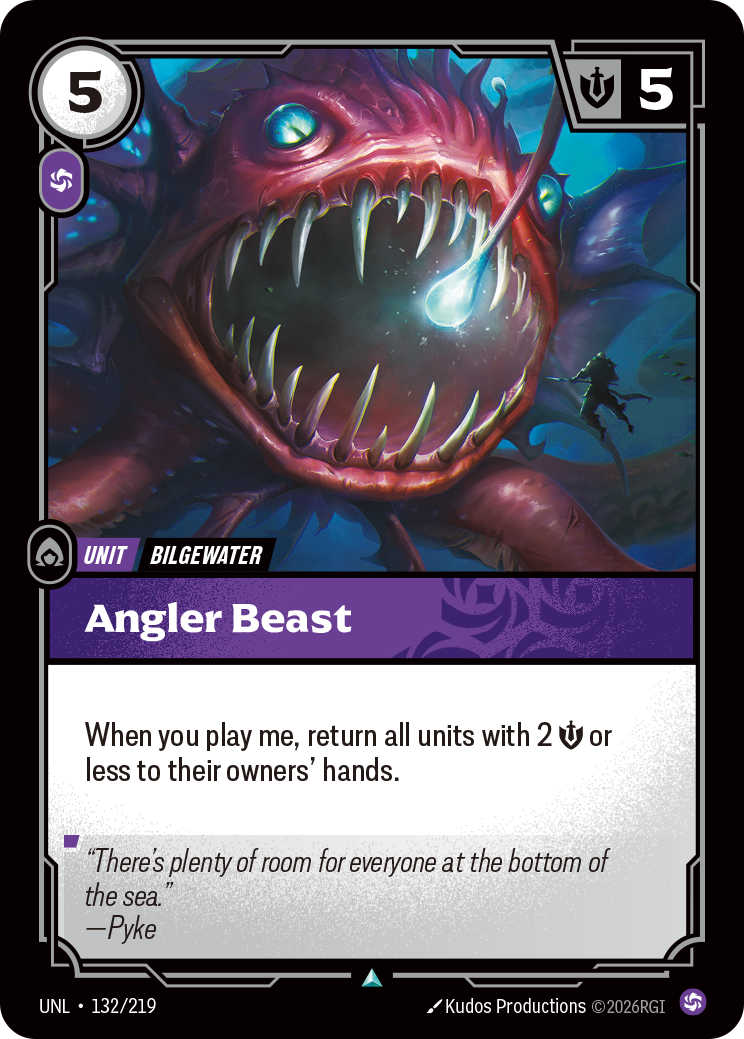 Angler Beast — Unleashed — Uncommon — Unit