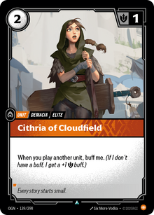 Cithria of Cloudfield — Origins — Uncommon — Unit