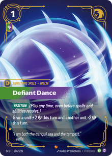 Defiant Dance — SFD — Epic — Spell