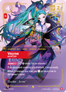 Vayne, Hunter — SFD — Showcase — Unit