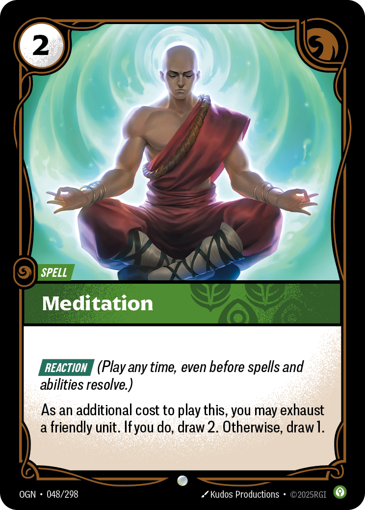 Meditation — Origins — Common — Spell