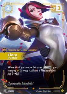 Fiora, Worthy — SFD — Epic — Unit