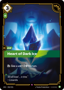 Heart of Dark Ice — SFD — Rare — Gear