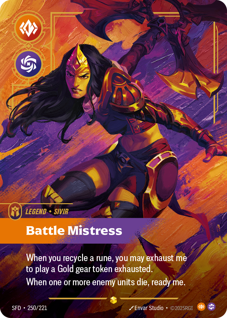 Battle Mistress — SFD — Showcase — Legend