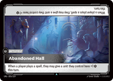 Abandoned Hall — Unleashed — Uncommon — Battlefield