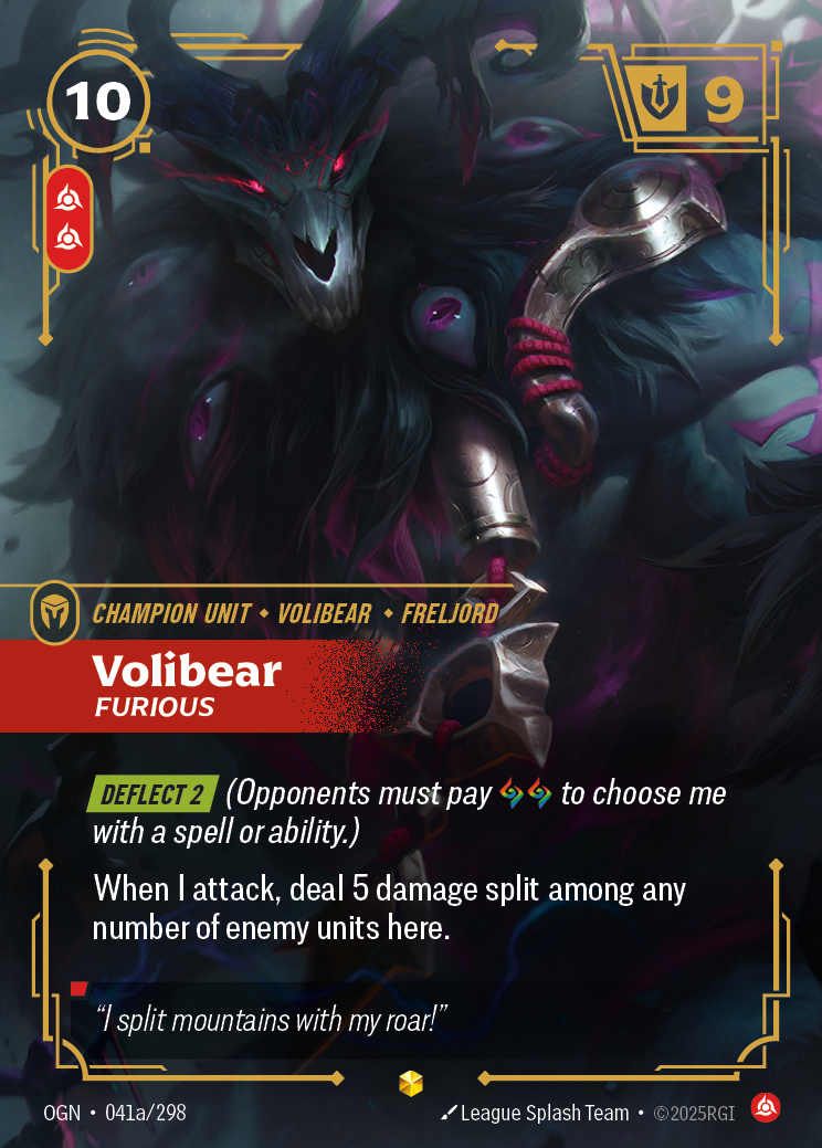 Volibear, Furious — Origins — Showcase — Unit