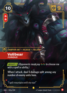 Volibear, Furious — Origins — Showcase — Unit