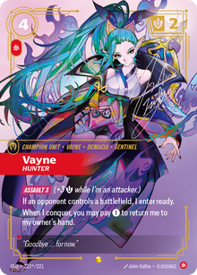 Vayne, Hunter — SFD — Showcase — Unit