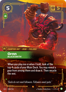 Ornn, Blacksmith — SFD — Epic — Unit