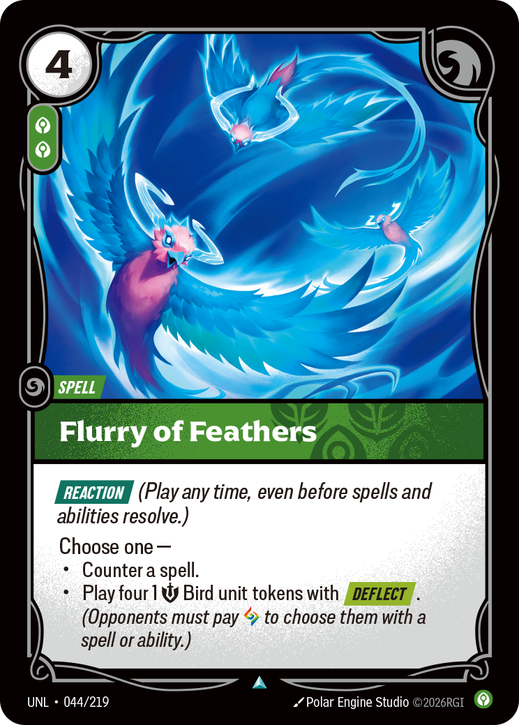 Flurry of Feathers — Unleashed — Uncommon — Spell