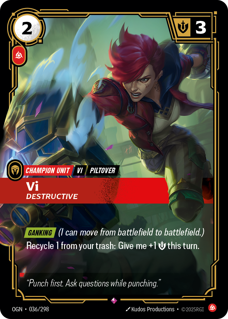 Vi, Destructive — Origins — Rare — Unit