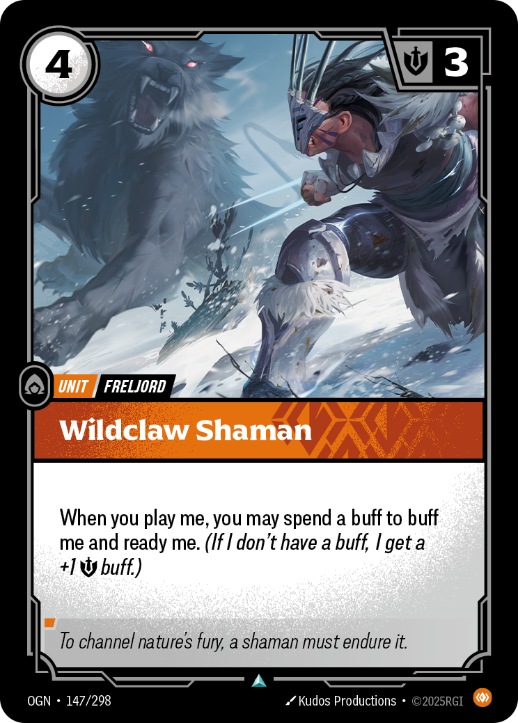 Wildclaw Shaman — Origins — Uncommon — Unit