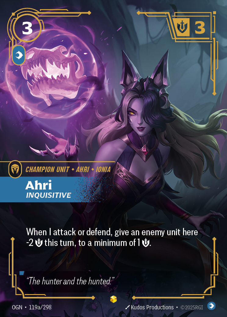 Ahri, Inquisitive — Origins — Showcase — Unit