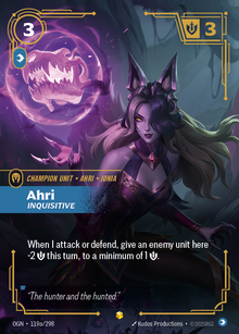 Ahri, Inquisitive — Origins — Showcase — Unit
