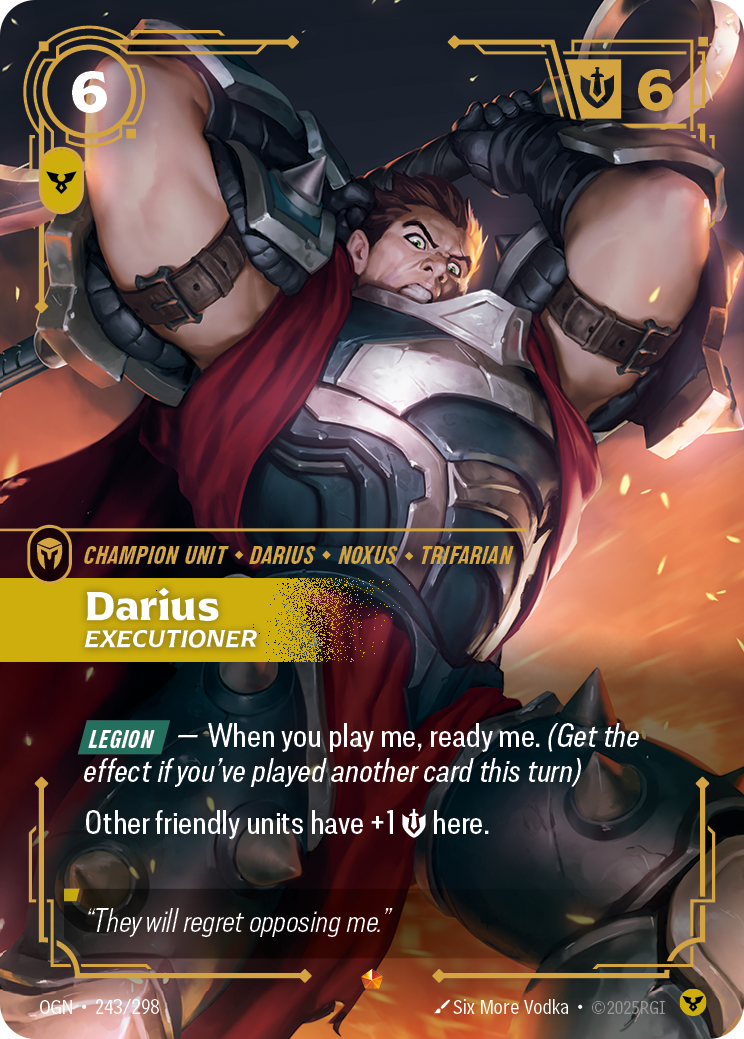 Darius, Executioner — Origins — Epic — Unit