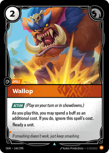 Wallop — Origins — Uncommon — Spell