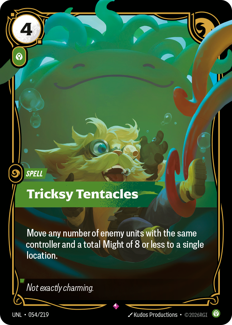 Tricksy Tentacles — Unleashed — Rare — Spell