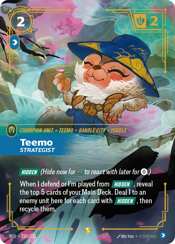 Teemo - Strategist (Overnumbered) — Spiritforged — Showcase — Unit