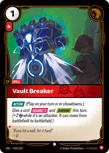 Vault Breaker — Unleashed — Common — Spell