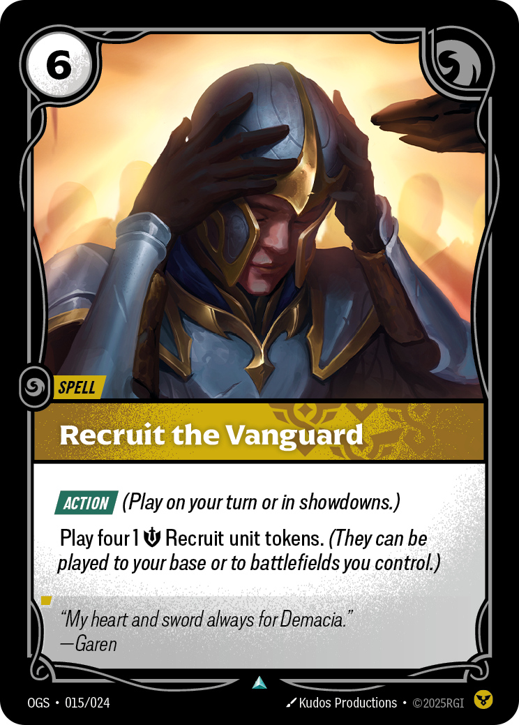 Recruit the Vanguard — Proving Grounds — Uncommon — Spell