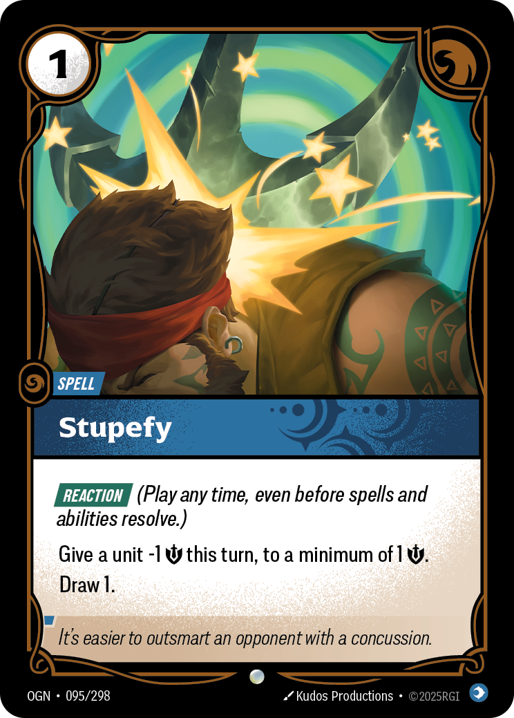 Stupefy — Origins — Common — Spell