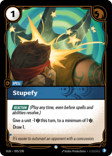 Stupefy — Origins — Common — Spell