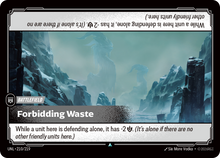 Forbidding Waste — Unleashed — Uncommon — Battlefield