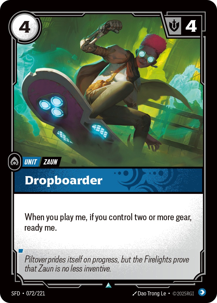Dropboarder — SFD — Uncommon — Unit