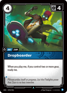 Dropboarder — SFD — Uncommon — Unit