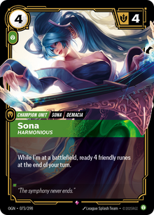 Sona, Harmonious — Origins — Rare — Unit