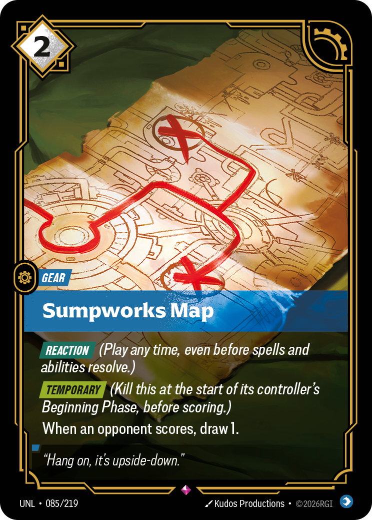 Sumpworks Map — Unleashed — Rare — Gear