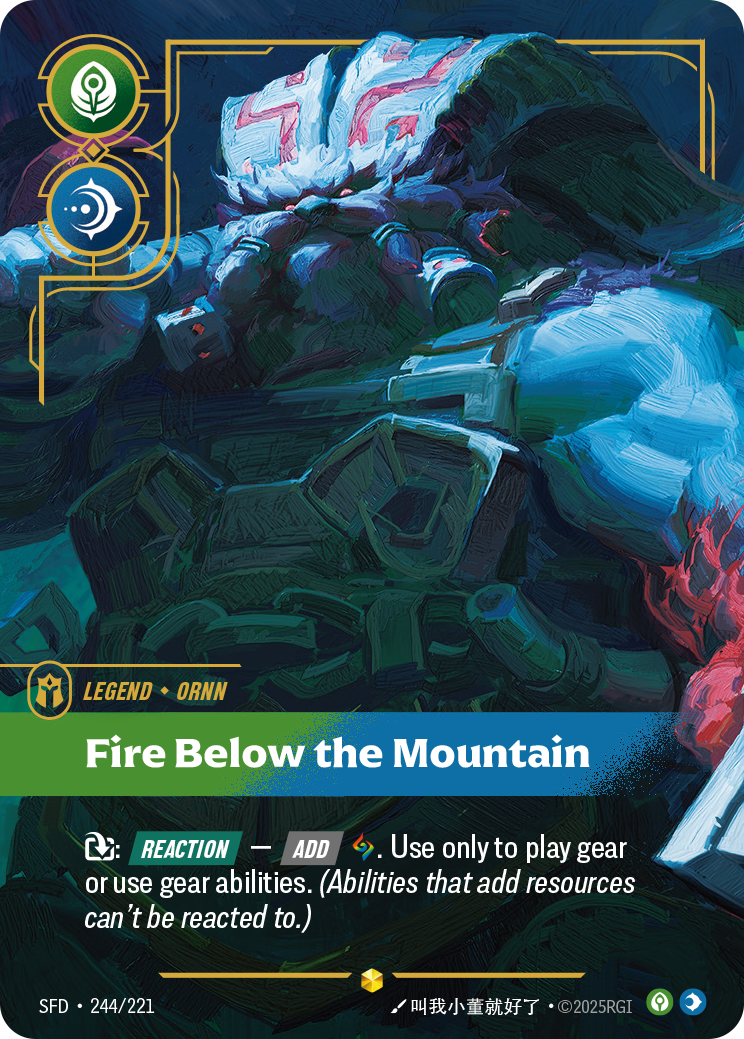 Fire Below the Mountain — SFD — Showcase — Legend