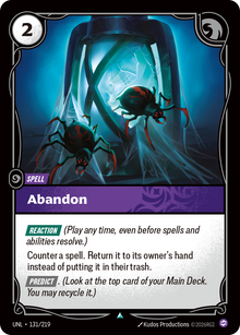 Abandon — Unleashed — Uncommon — Spell