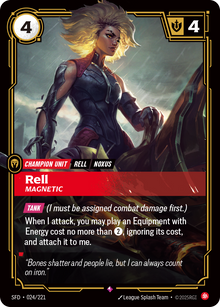 Rell, Magnetic — SFD — Rare — Unit
