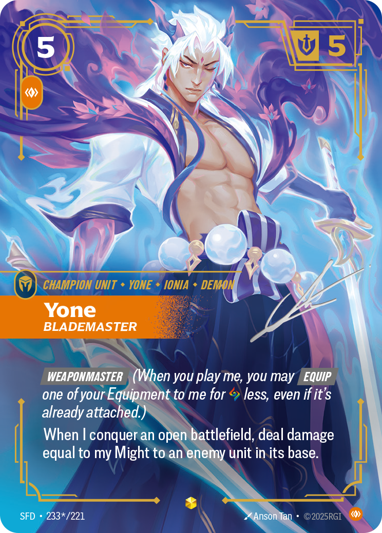 Yone, Blademaster — SFD — Showcase — Unit