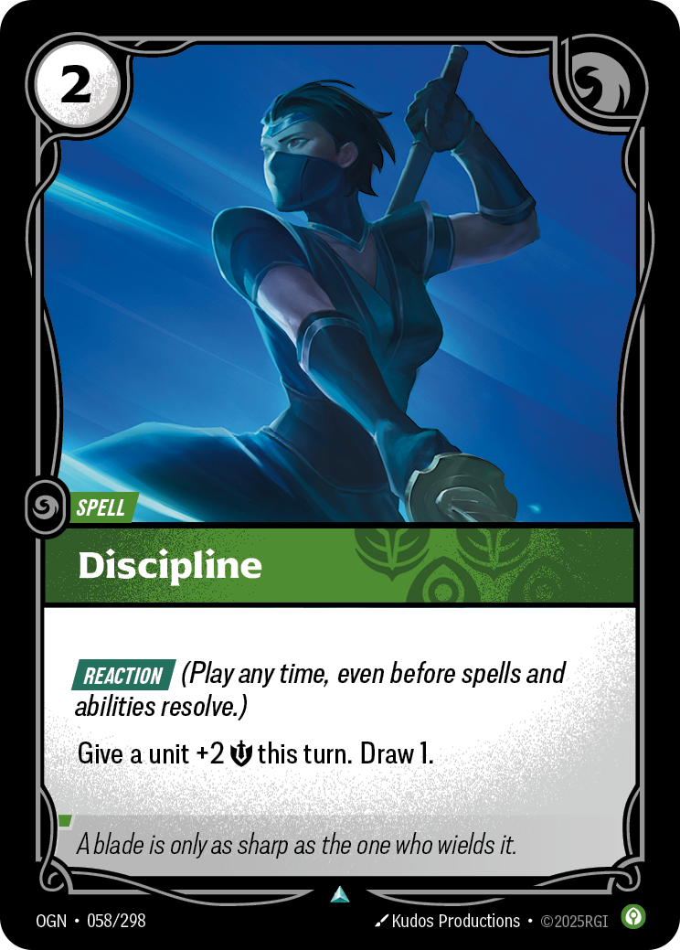 Discipline — Origins — Uncommon — Spell
