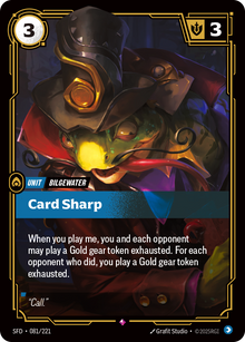 Card Sharp — SFD — Rare — Unit