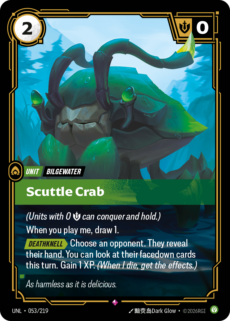 Scuttle Crab — Unleashed — Rare — Unit