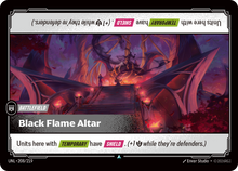Black Flame Altar — Unleashed — Uncommon — Battlefield