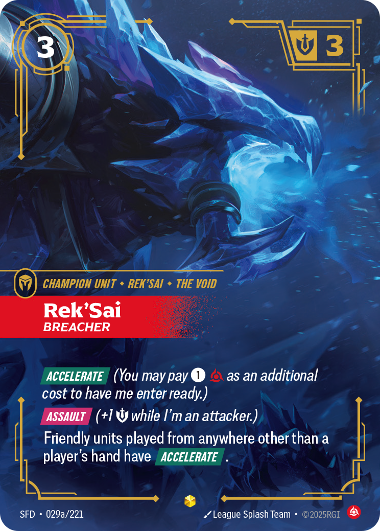 Rek'Sai, Breacher — SFD — Showcase — Unit