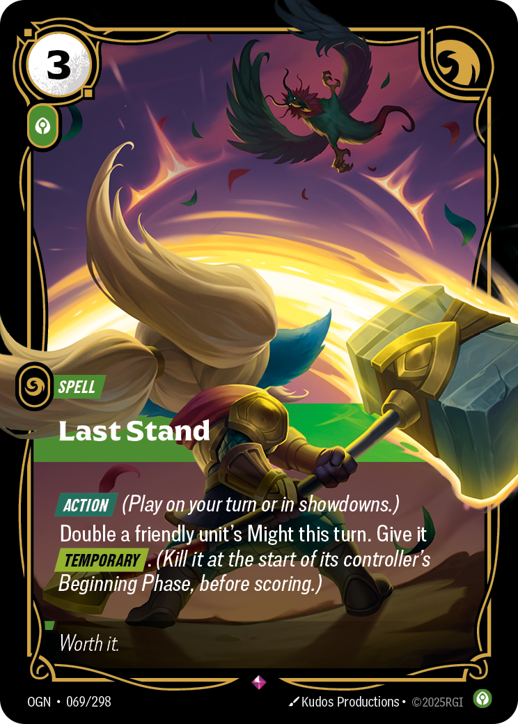 Last Stand — Origins — Rare — Spell