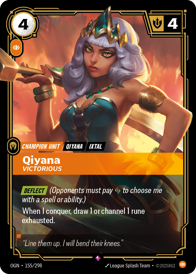 Qiyana, Victorious — Origins — Rare — Unit