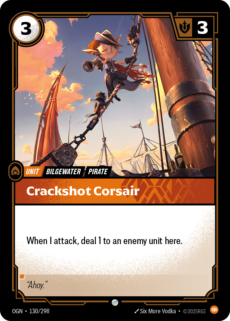 Crackshot Corsair — Origins — Common — Unit