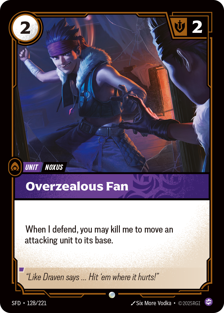 Overzealous Fan — SFD — Common — Unit