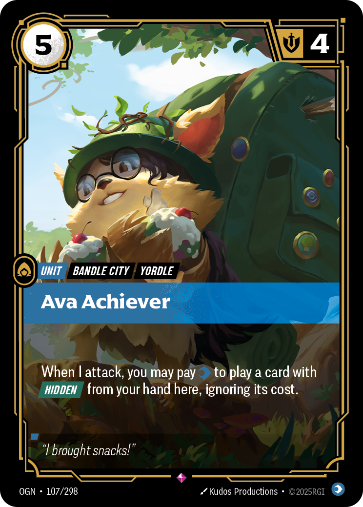 Ava Achiever — Origins — Rare — Unit