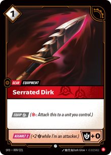 Serrated Dirk — SFD — Common — Gear