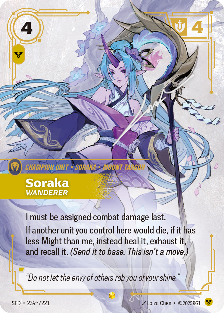 Soraka, Wanderer — SFD — Showcase — Unit